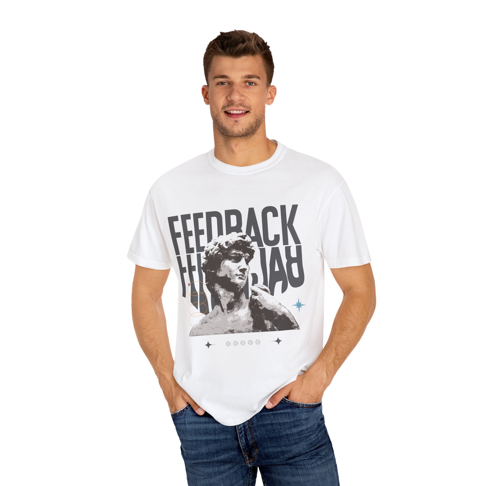 Vintage Inspired Graphic Tee - Feedback February T-shirt, Unisex Casual Wear, Art Lovers Gift, Street Style Essential, Cool Everyday Fashion