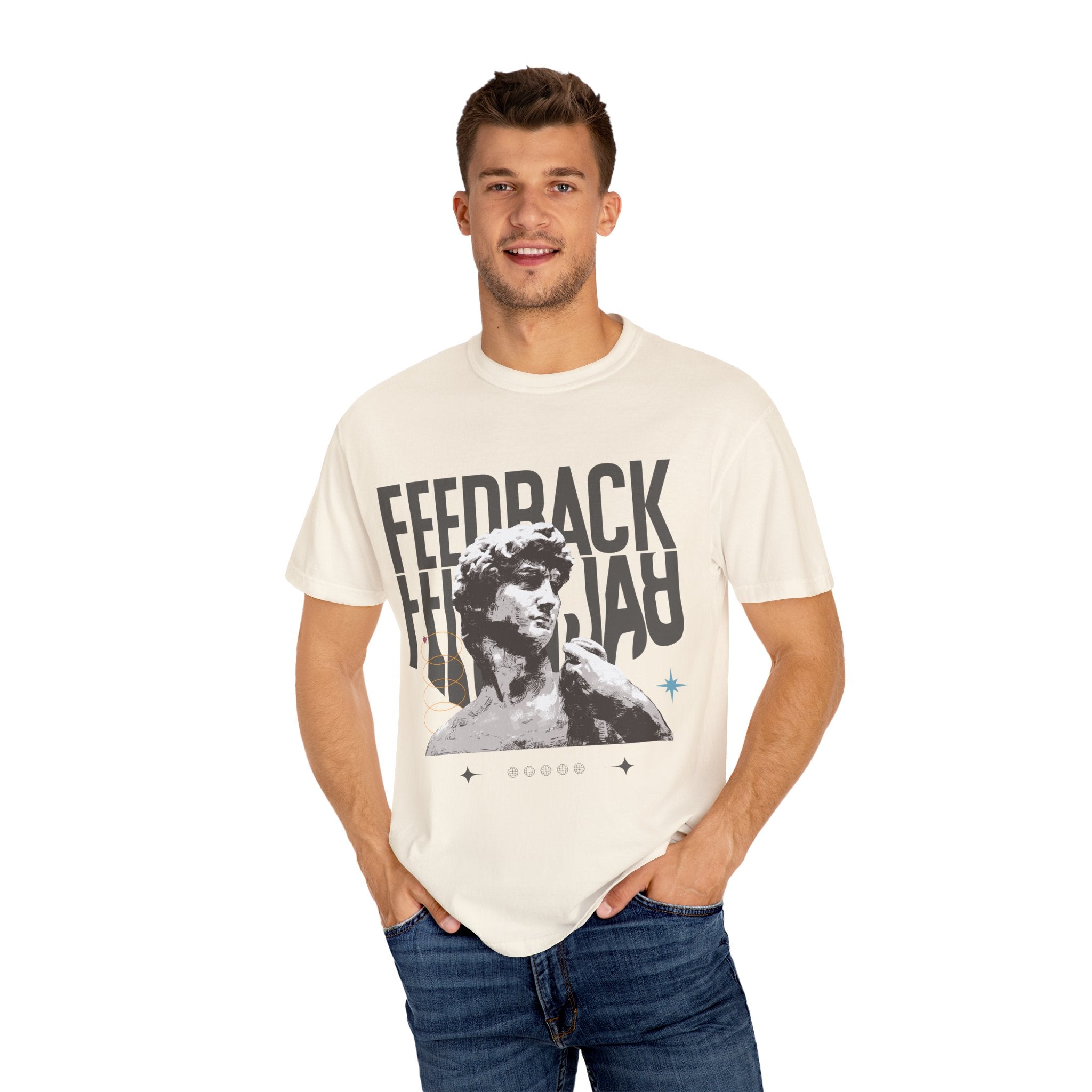Vintage Inspired Graphic Tee - Feedback February T-shirt, Unisex Casual Wear, Art Lovers Gift, Street Style Essential, Cool Everyday Fashion
